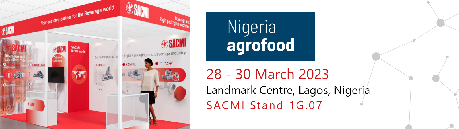 “Packaging built around you”. SACMI at Agrofood Nigeria 2023 