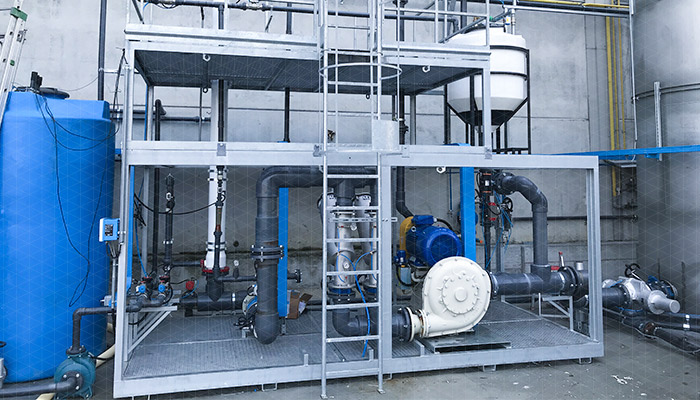 Tratamento de água residual de oficina de esmaltagem (sistema físico-dinâmico)